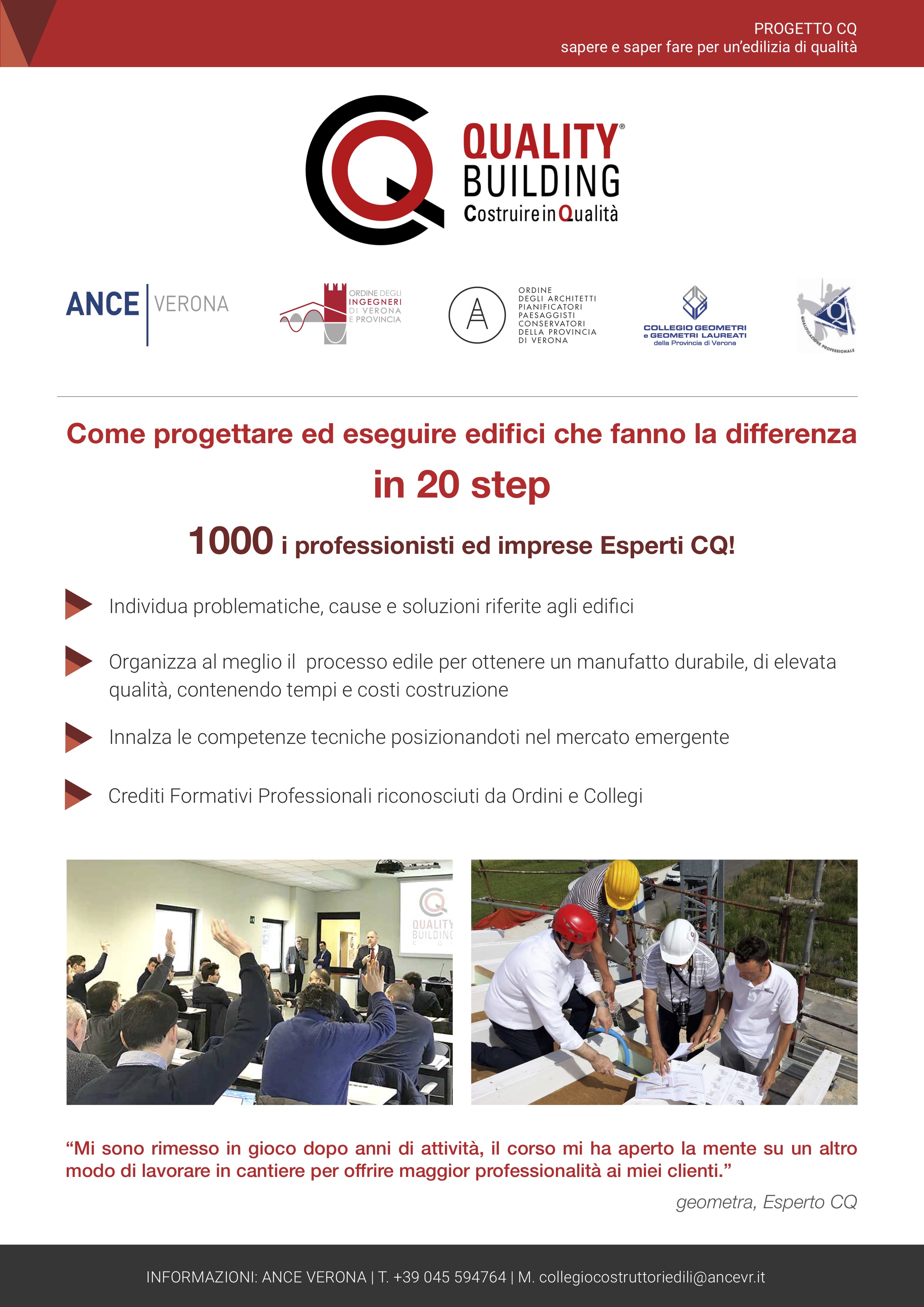 LED ENERGY Corso CQ - Come progettare ed eseguire edifici che fanno la differenza in 20 step